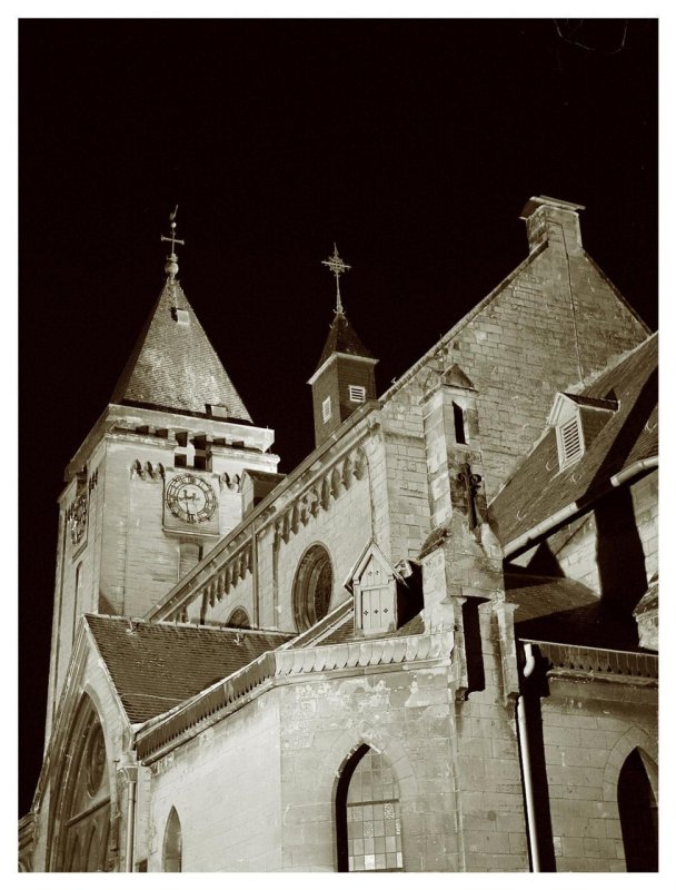 Church of St. John the Baptist at night VII
