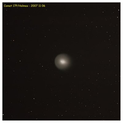 2007 November 6 - Comet Holmes in Perseus - 300mm