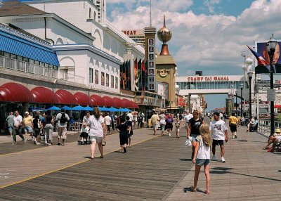 Boardwalk, looking north