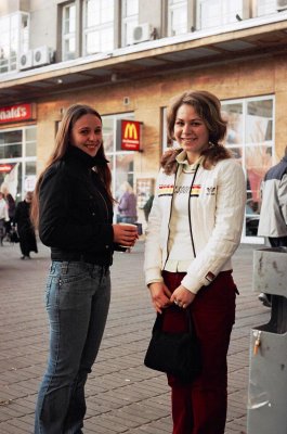 Gals at the local McDonald's