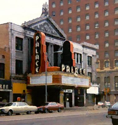 Palace Theater, Peoria, 1980