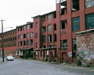Abandoned factory in the Weir