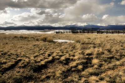 Corral on the Montana prairie