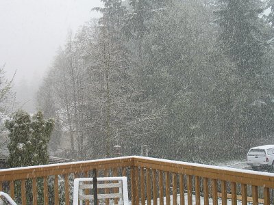 Snow in April