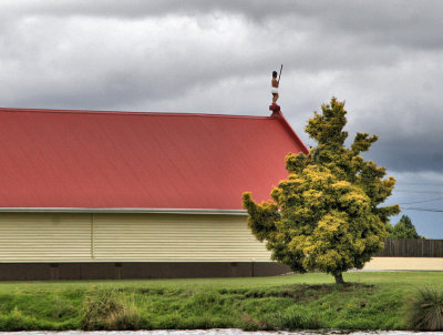 Maori Whare on Lake Rotoiti