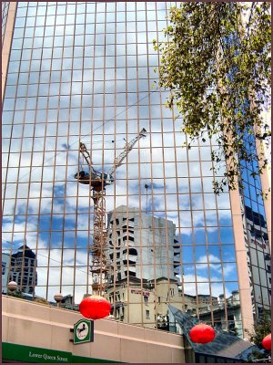 Reflections in Customs St