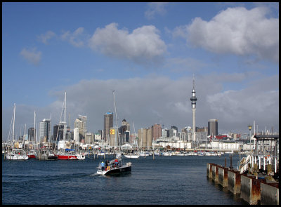 Auckland City from Bayswater, North Shore