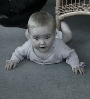 Charli moves all over the floor now