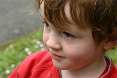 Caleb is nearly 4
