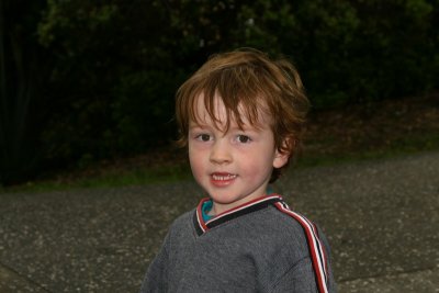 Caleb at the beach