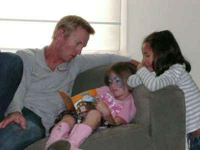Uncle Cam, Hannah and Molly