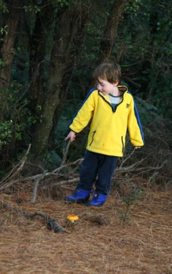 Caleb Showing me the Magic Mushrooms