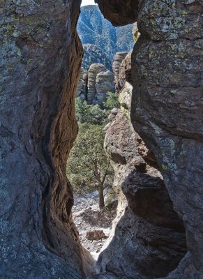 Looking out From Inside the Grottos