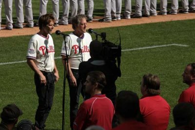 Bacon Brothers Singing National Anthem