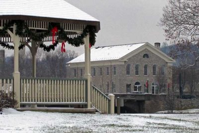 Snowy Borough Hall View