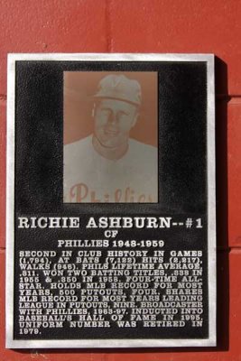 The Richie Ashburn Plaque
