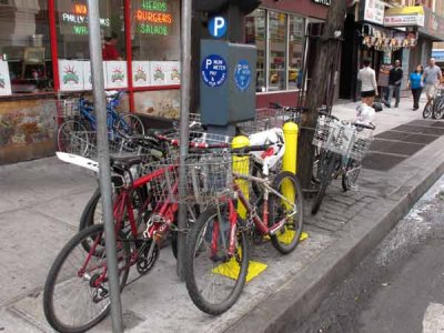 Bicycle Delivery Parking