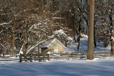 Springhouse in Winter