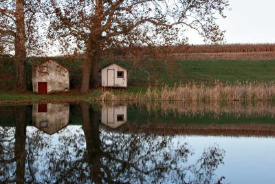 Two Shed Reflection