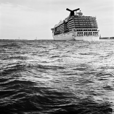 Carnival Miracle Leaving NYC Harbour