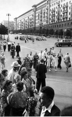Gorky Street, Moscow, USSR, 1954