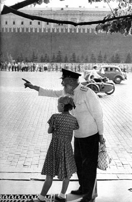 Morning at Red Square, Moscow, USSR, 1954