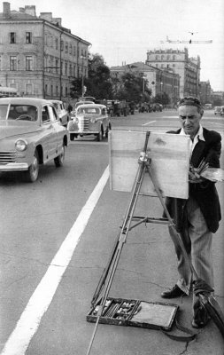 Sadovaya Street, Moscow, USSR, 1954