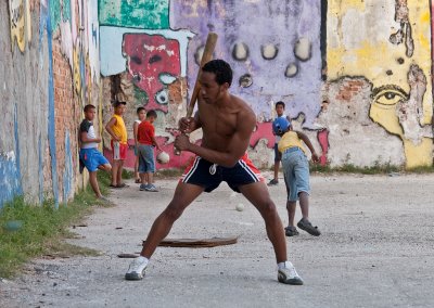 taking a strike on the local playground