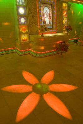 lower level in white Temple in Vrindiban.jpg