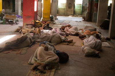 widows living in Krishna temple in Vrindiban.jpg