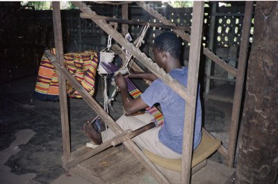 Weaving Kente