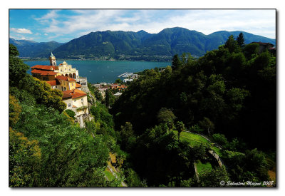 Santuario della Madonna del Sasso e Lago Maggiore