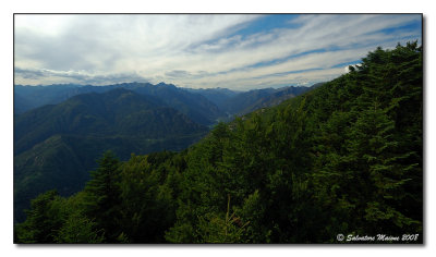 Alpi Svizzere - Vista dalla passerella sospesa di Cardada