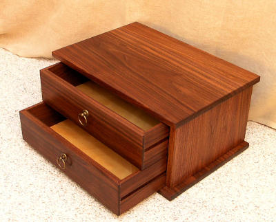 Two Drawer Chest - Open