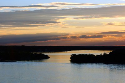 Sunset, Coastline of Stockholm