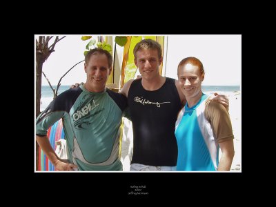 Surfing in Bali