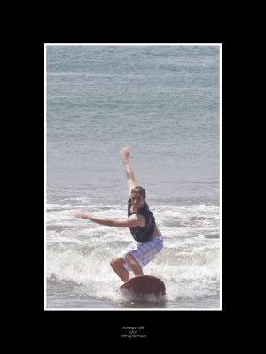 Surfing in Bali