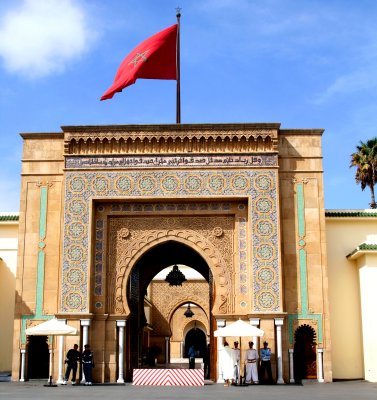 Entrance Royal Palace - Ingang koninklijk paleis