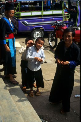 Meo people in Vientiane
