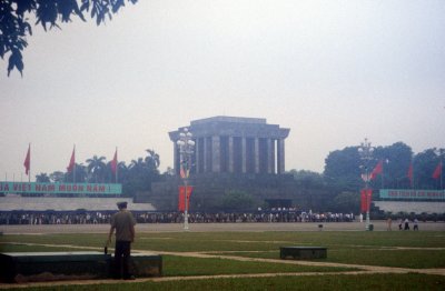 Hanoi. Ho Chi Minhs mausoleum