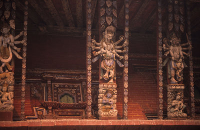Wood carvings at Changu Narayan temple