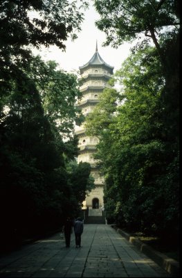 Nanjing. Linggu Pagode, a monument for the Kuomintang soldiers