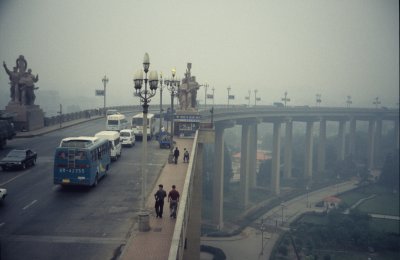 Nanjing. Bridge on the Yangze River