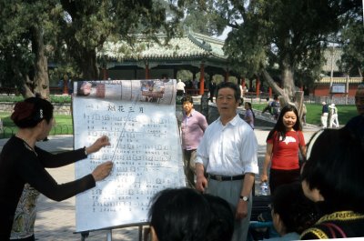 Sing along in the park