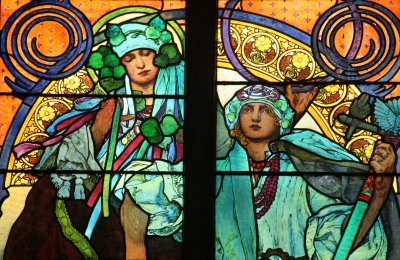  Mucha's Window in St.Vitus Cathedral
