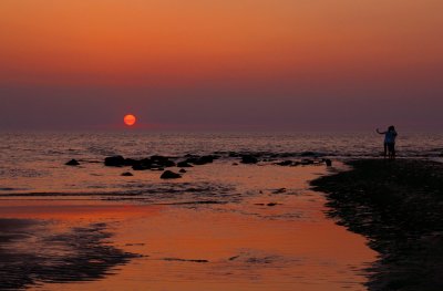 Sunset at Kijkduin