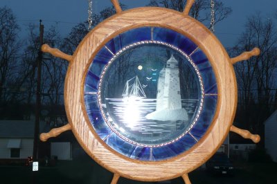 Full moon rising