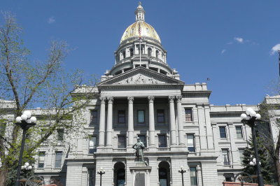 The Capital building in downtown Denver