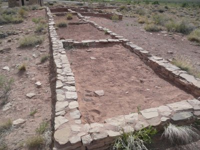 Remnants of a pueblo built around 1250