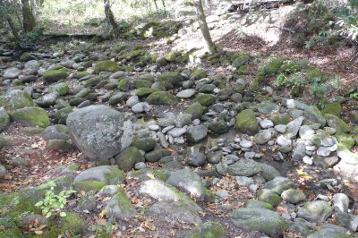 No water for the mountain stream...